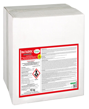 Esca derattizzante rodenticida per topi e ratti Copyr Ratadiol Blocco 10 kg