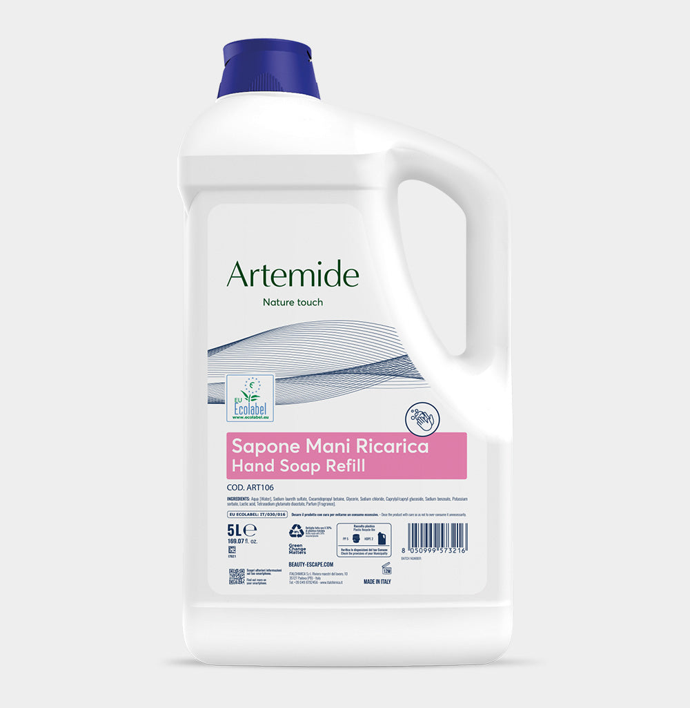 Sapone mani per hotel Beauty Escape Artemide Hand Soap 5 litri