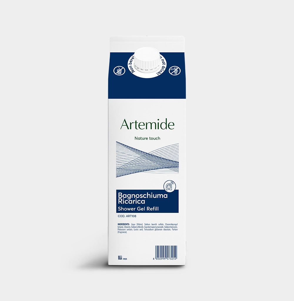 Bagnoschiuma per hotel Beauty Escape Artemide Shower Gel 1 litro