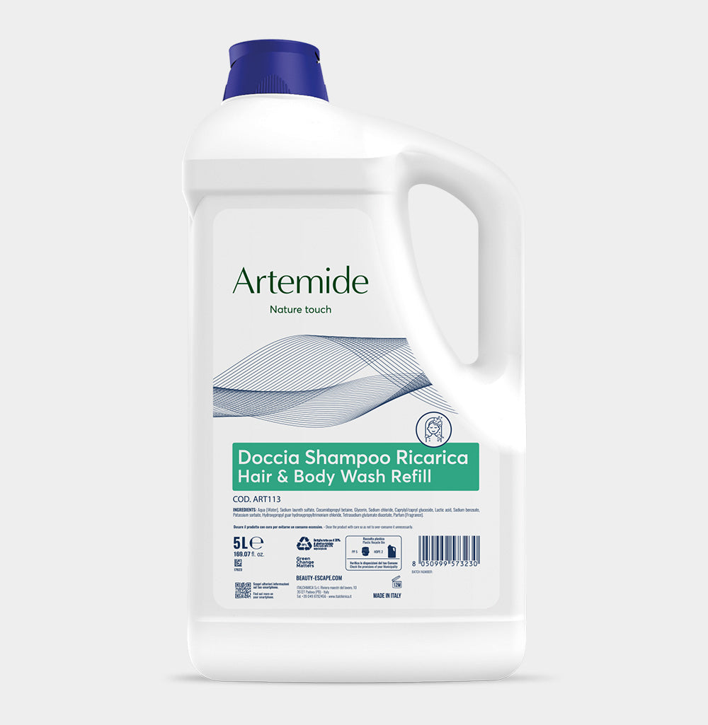 Doccia shampoo per hotel Beauty Escape Artemide Hair & Body Wash 5 litri