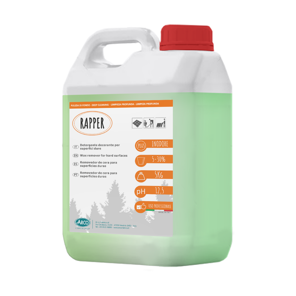 Detergente decerante inodore Arco Chimica Rapper 5 kg