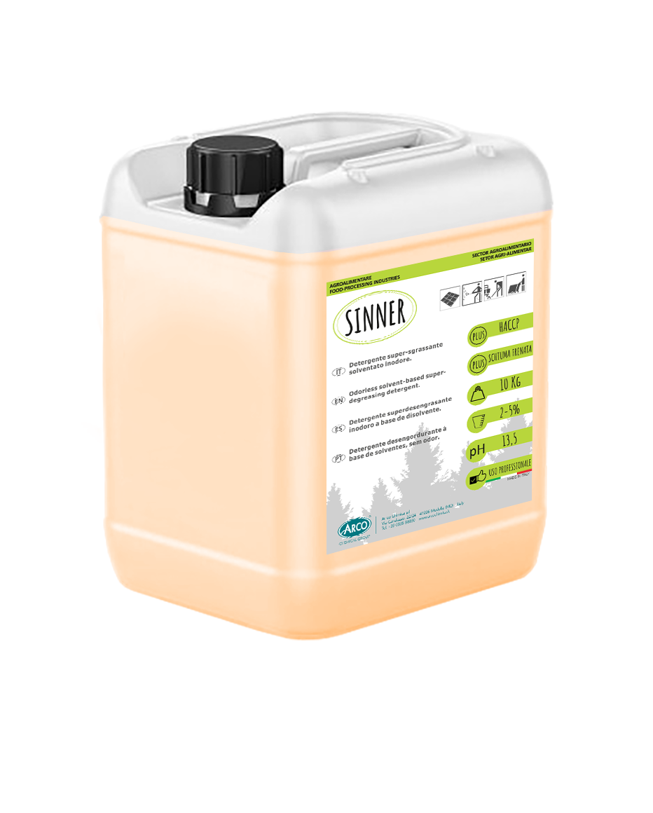 Detergente supersgrassante inodore Arco Chimica Sinner 10 kg