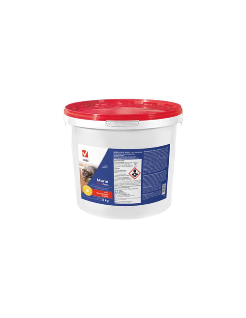 Esca rodenticida derattizzante per topi e ratti Vebi Murin Forte Pasta 5 kg
