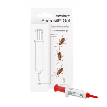 Insetticida gel per scarafaggi Newpharm Scarakill Gel siringa 10 g