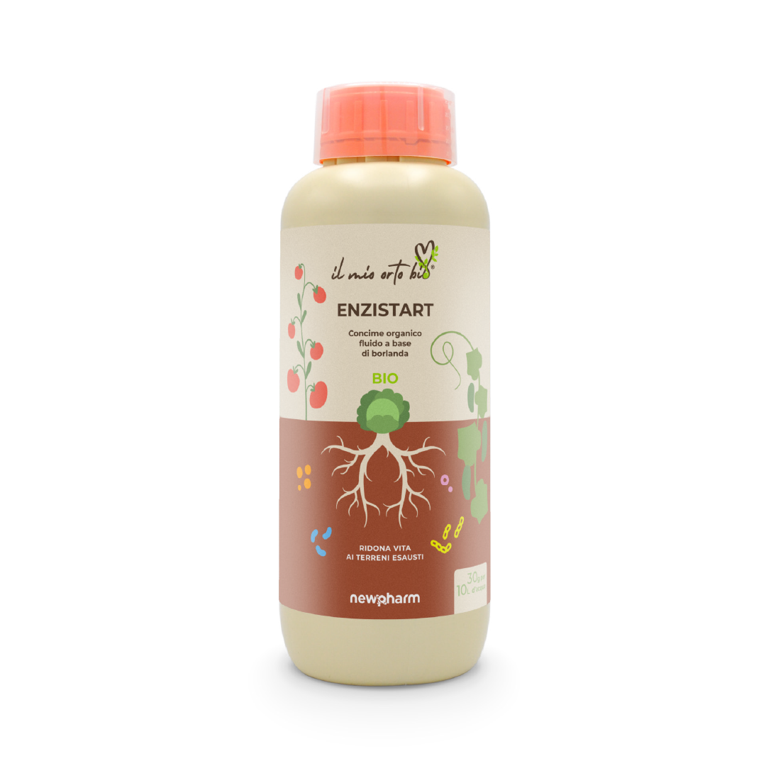 Concime organico azotato a base di borlanda Newpharm Enzistart 1 kg