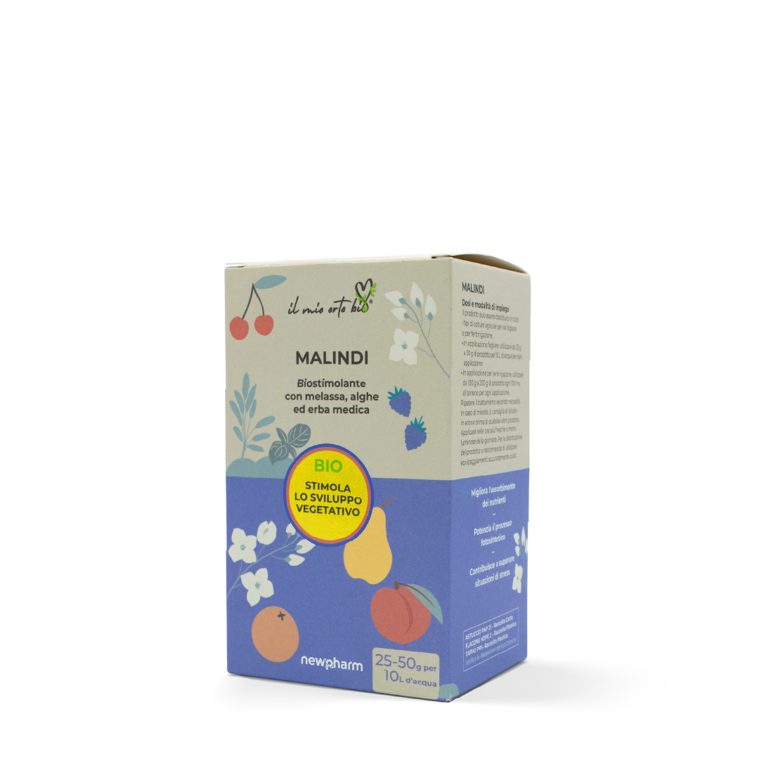 Biostimolante con melasso, alghe ed erba medica Newpharm Malindi 100 ml