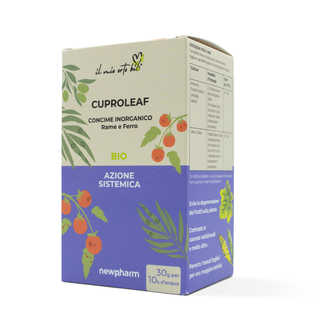 Concime fogliare a base di rame Newpharm Cuproleaf 250 ml
