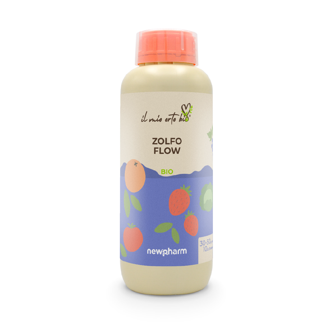 Concime fogliare a base di zolfo Newpharm Zolfo Flow 1 kg