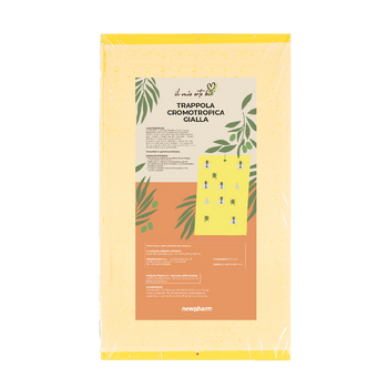 Trappola cromotropica gialla per insetti Newpharm Trappola Cromotropica 10 fogli 40x25 cm