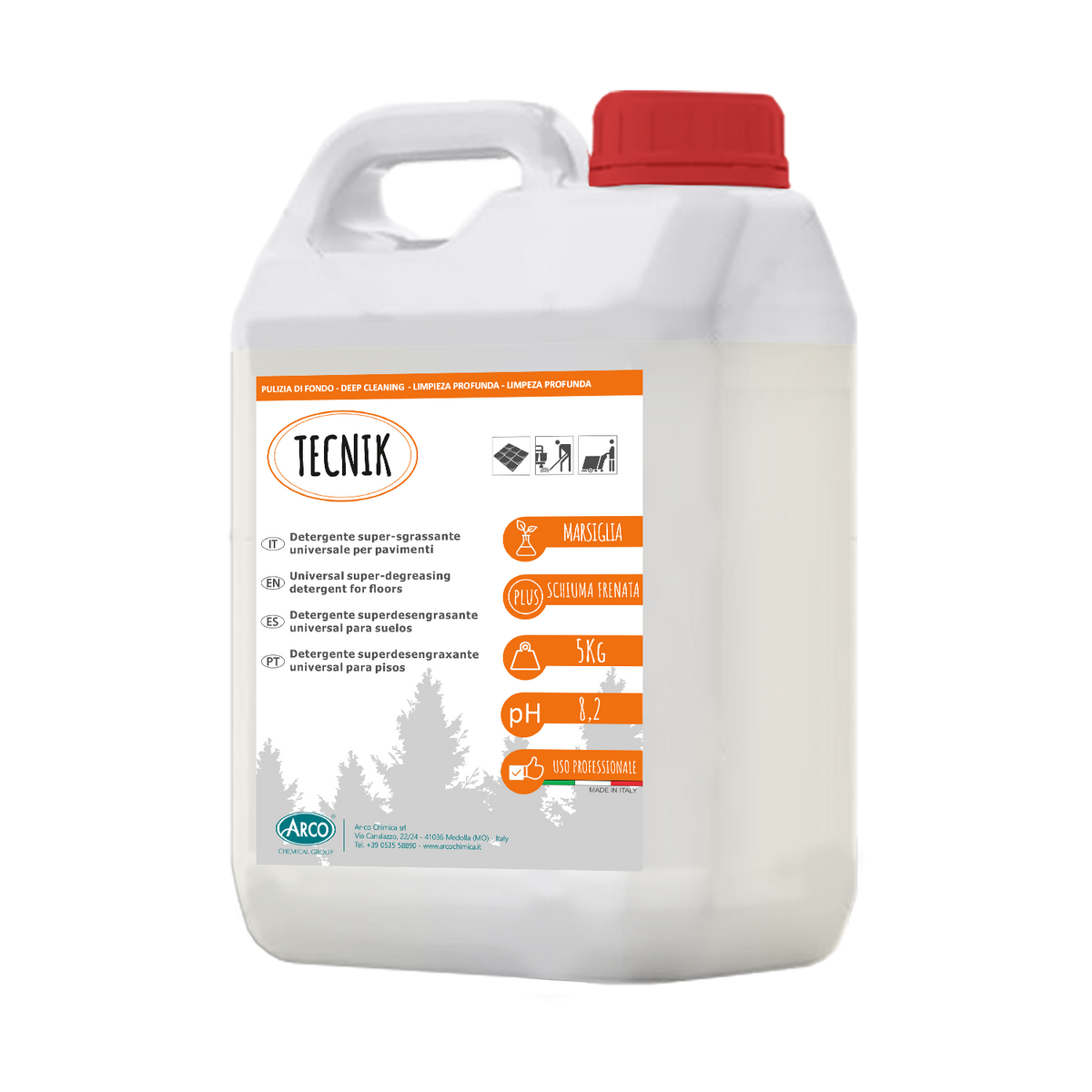 Detergente universale Arco Chimica Tecnik 4x5 kg
