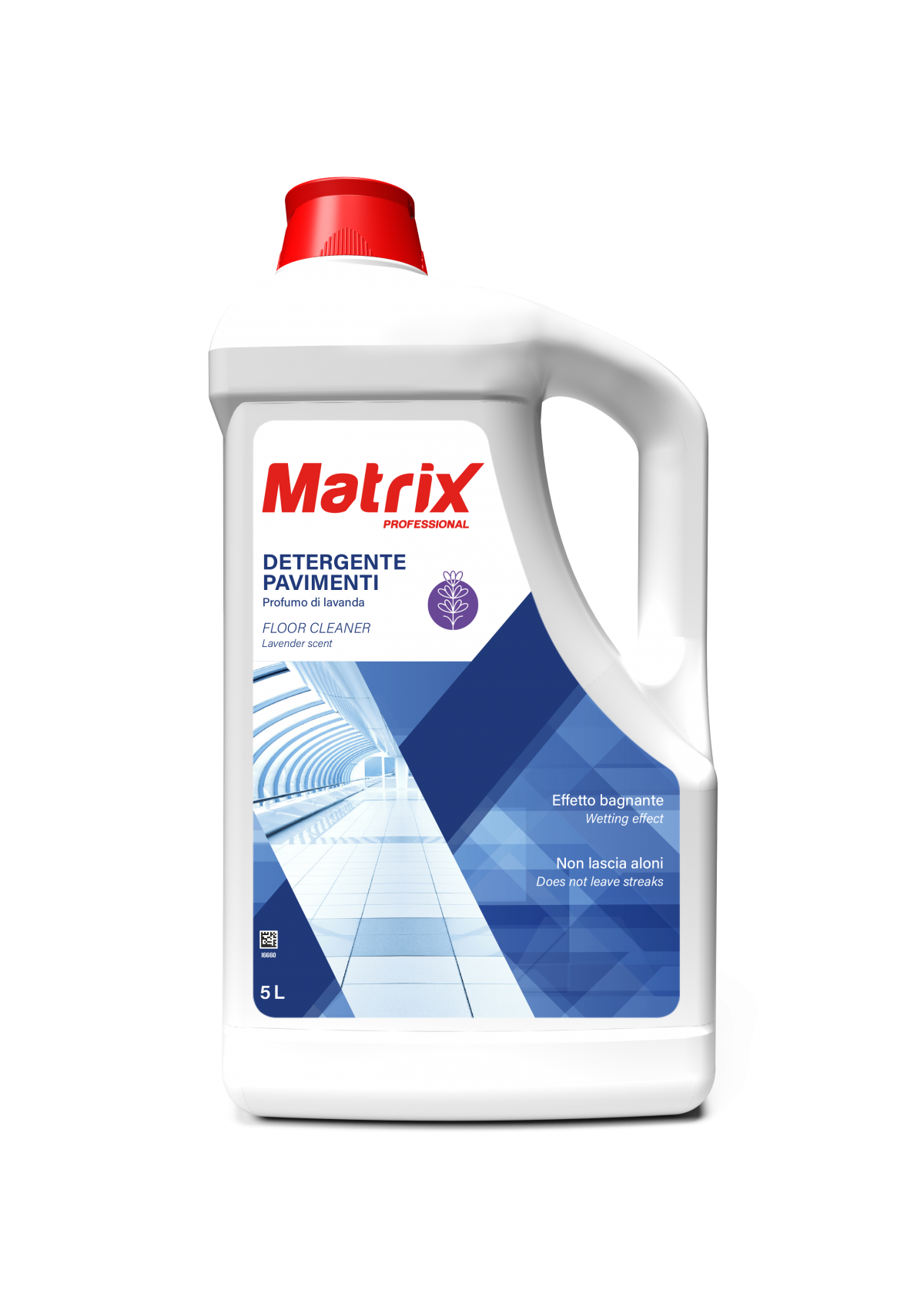 Detergente profumato per pavimenti Matrix Pavimenti Lavanda 5 litri