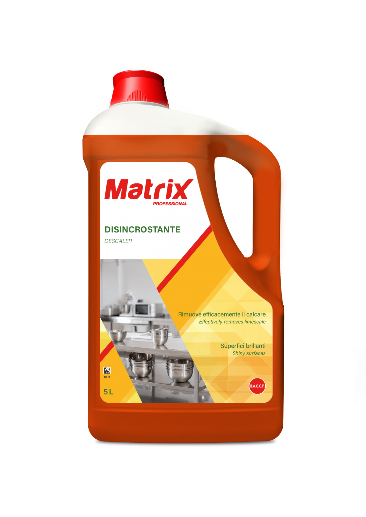 Disincrostante acido per lavastoviglie Matrix Disincrostante 2x5 litri