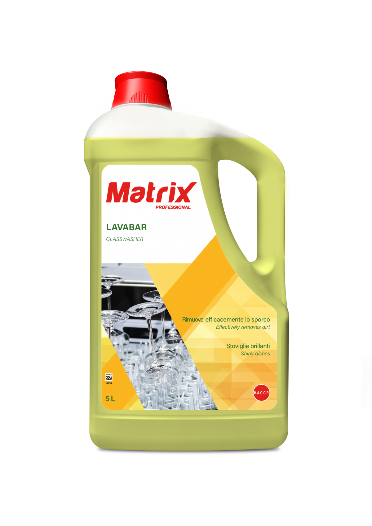 Detergente per lavabicchieri Matrix Lavabar 5 litri