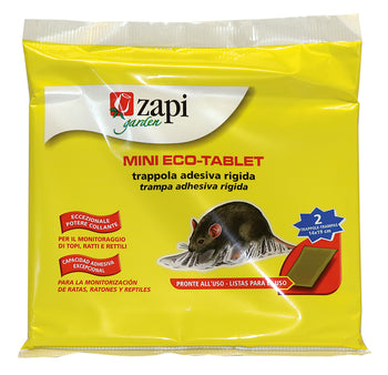 Trappola adesiva rigida per topi Zapi Mini Eco-Tablet 2 tavole