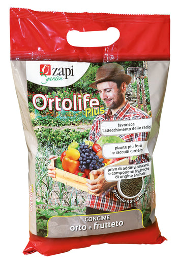 Concime granulare a lenta cessione per orto e frutteto Zapi Ortolife Plus 4 kg