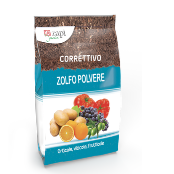 Correttivo a base di zolfo in polvere bagnabile Zapi Zolfo 80% 1 kg