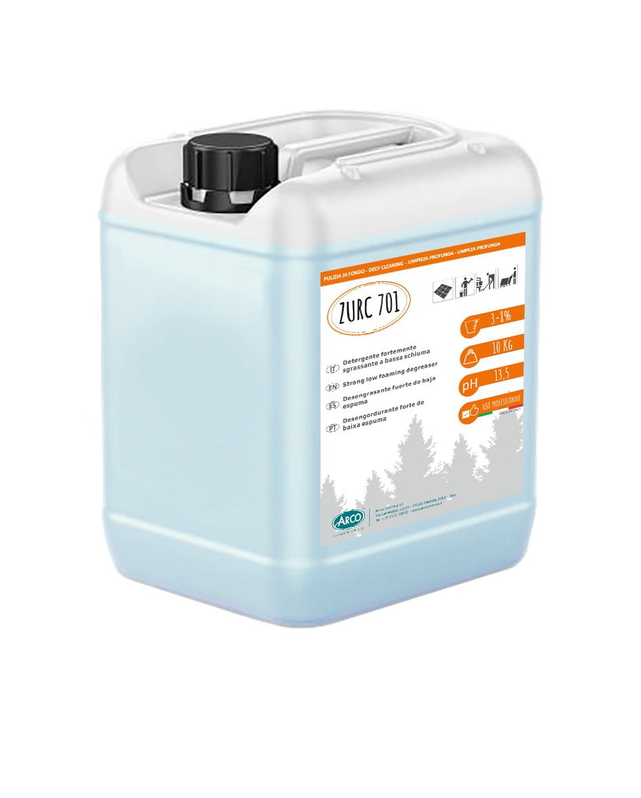 Detergente sgrassante a bassa schiuma Arco Chimica ZURC 701 10 kg