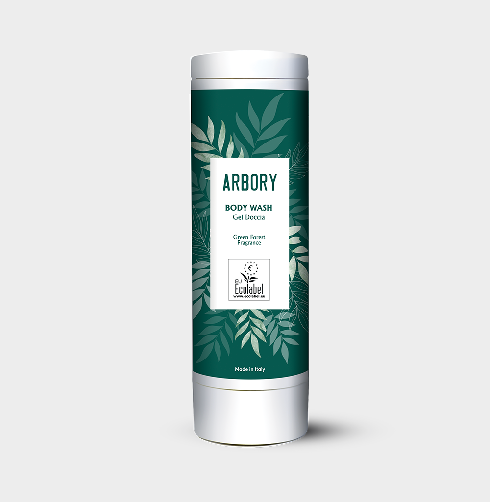 Doccia shampoo Ecolabel per hotel Beauty Escape Arbory Body Wash 300 ml