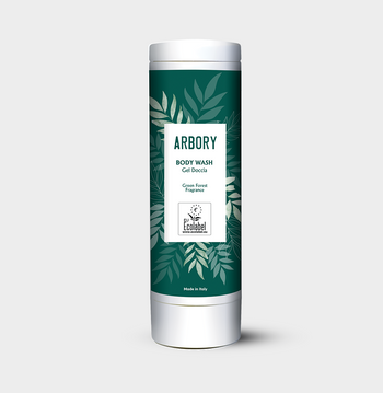 Doccia shampoo Ecolabel per hotel Beauty Escape Arbory Body Wash 300 ml