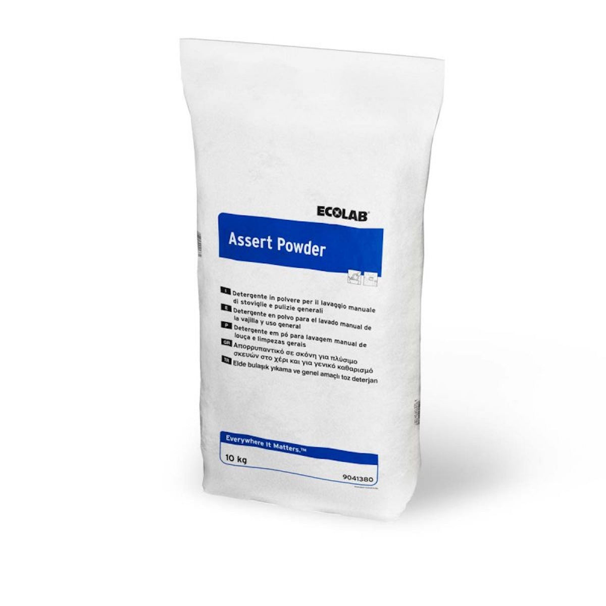 Detergente in polvere per lavaggio manuale stoviglie Ecolab Assert Powder 10 kg