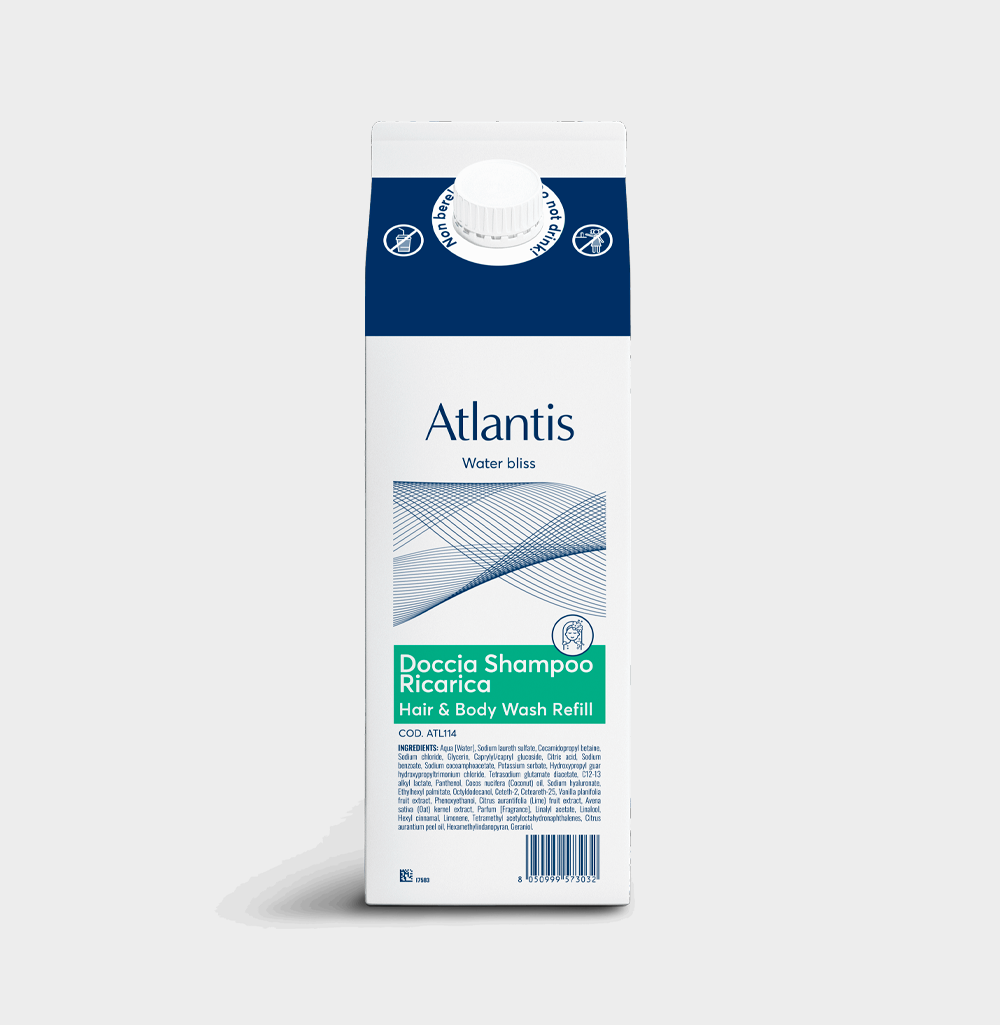 Doccia shampoo per hotel Beauty Escape Atlantis Hair & Body Wash 1 litro
