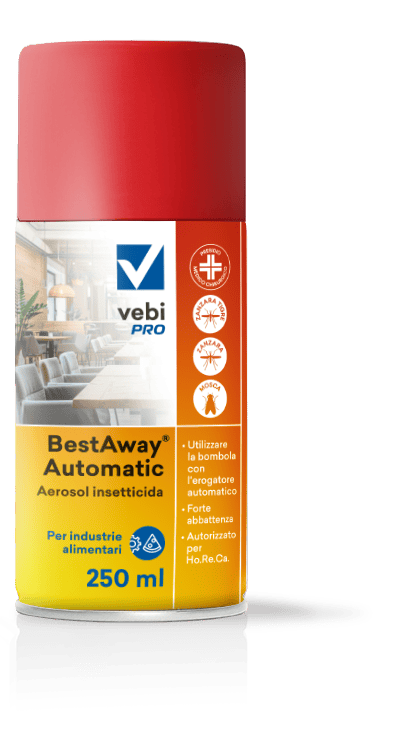 Insetticida aerosol per insetti volanti Vebi BestAway® Automatic 250 ml