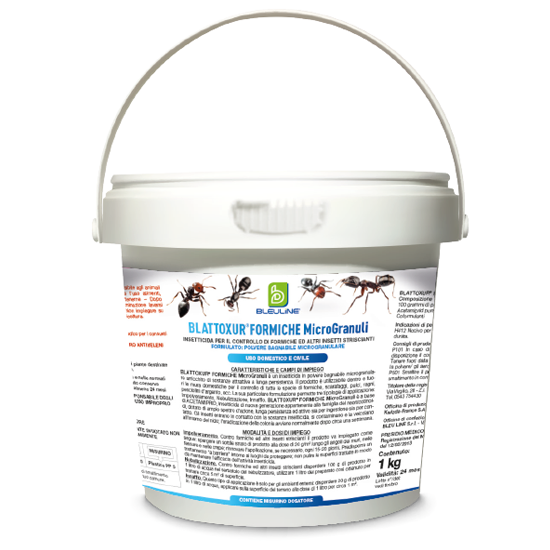 Insetticida in microgranuli per formiche Bleu Line Blattoxur Formiche Microgranuli 1 kg