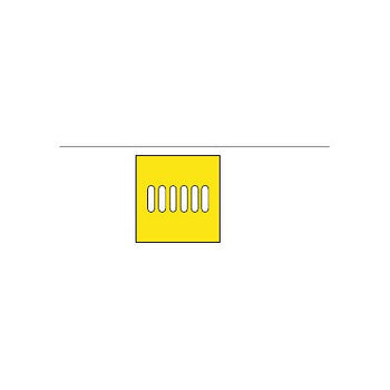 Pannello collante di ricambio per lampada Bleu Line Reflector 15 giallo