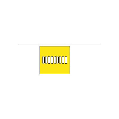 Pannello collante di ricambio per lampada Bleu Line Reflector 50 giallo