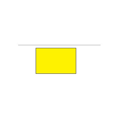 Pannello collante di ricambio per lampada Bleu Line Plus Light giallo