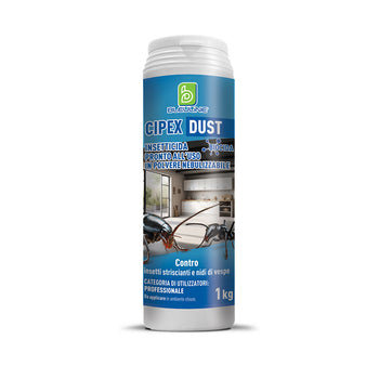 Insetticida in polvere pronto all'uso per blatte, formiche e vespe Bleu Line Cipex Dust 1 kg
