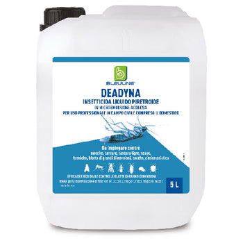 Insetticida liquido emulsionabile per insetti volanti e striscianti Bleu Line Deadyna 5 litri