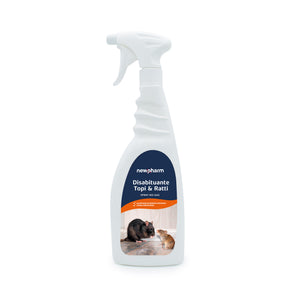 Disabituante repellente Newpharm Topi e Ratti RTU 750 ml