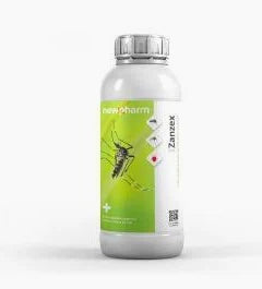 Insetticida per zanzare, mosche e acaro pollino Newpharm Zanzex 1 lt