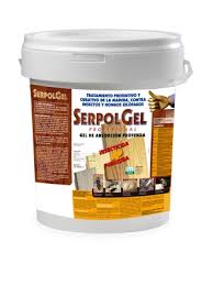 Insetticida per tarli, termiti e funghi protezione legno Serpol Gel 20 lt