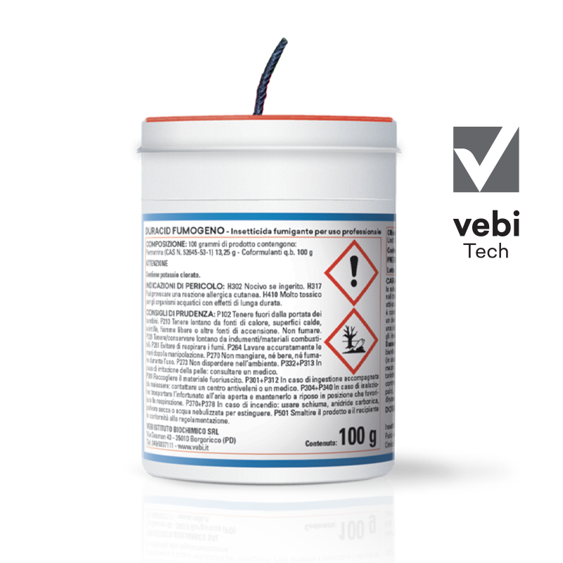 Insetticida fumogeno per uso professionale Bleu Line Duracid Fumogeno 27 g