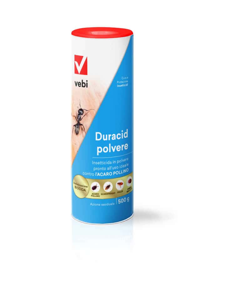 Insetticida in polvere per insetti striscianti Vebi Duracid Polvere 500 g
