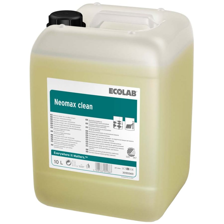 Detergente neutro per lavasciuga Ecolab Neomax Clean 10 litri