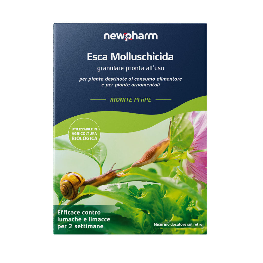 Esca lumachicida e molluschicida per lumache e molluschi Newpharm 1 kg