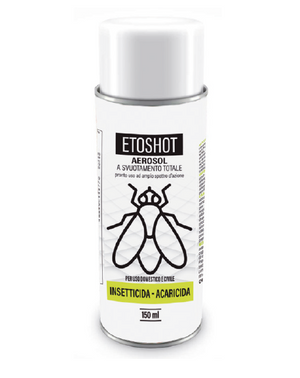 Aerosol insecticide for fleas, mites and ethoshot ticks 150 ml