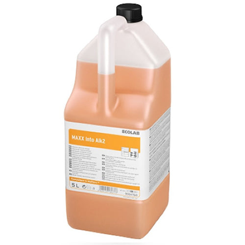 Detergente alcalino Ecolabel per sanitari e bagno Ecolab MAXX Into Alk2 2x5 litri