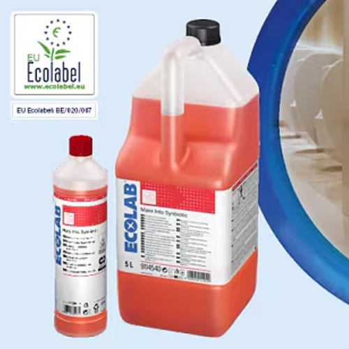 Detergente sinbiotico Ecolabel per sanitari e bagno Ecolab MAXX Into Synbiotic 5 litri