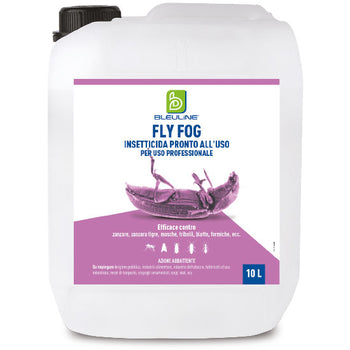 Insetticida liquido per nebulizzazione contro insetti volanti e striscianti Bleu Line Fly Fog 10 litri