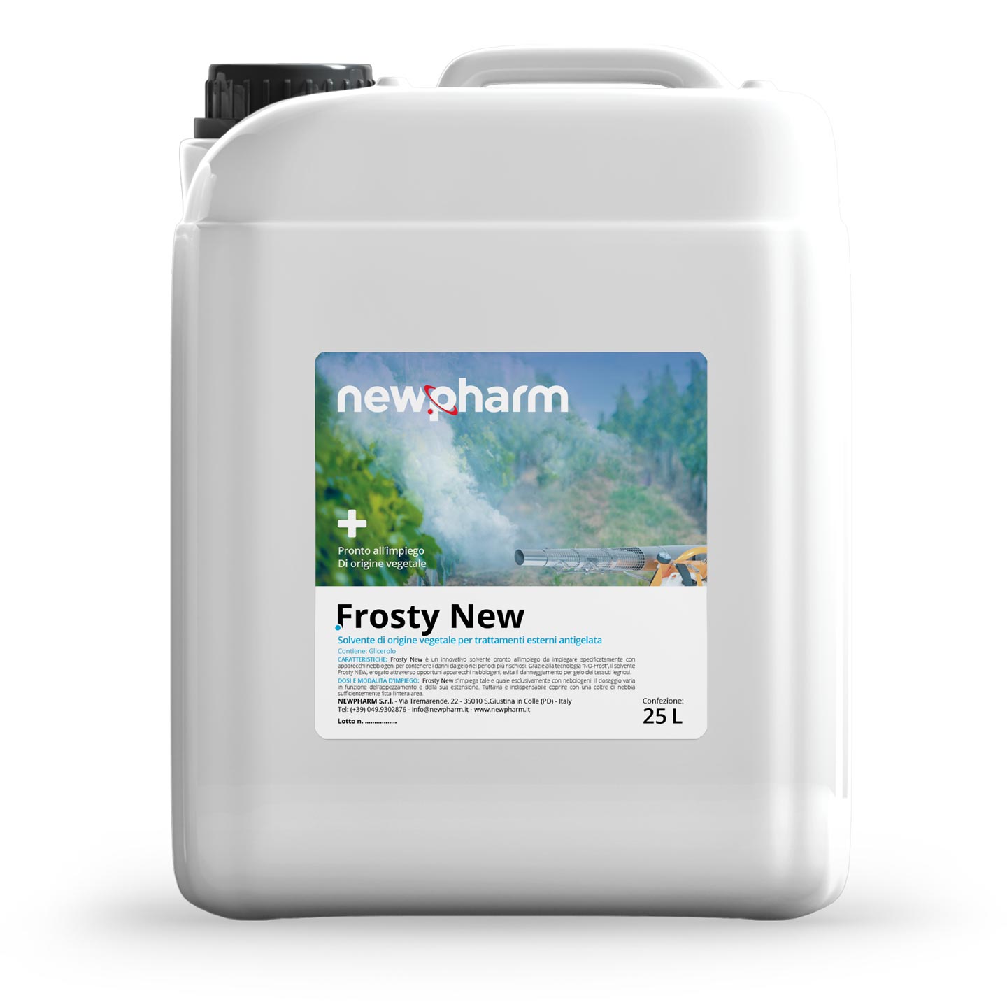 Solvente anticongelamento per fumigazioni Newpharm Frosty New 10 lt