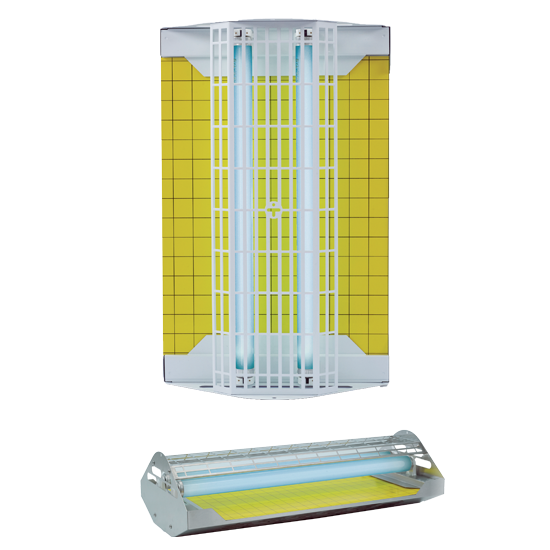 Lampada UV cattura insetti in acciaio inox Bleu Line FTP-Flytrap Professional FTP40