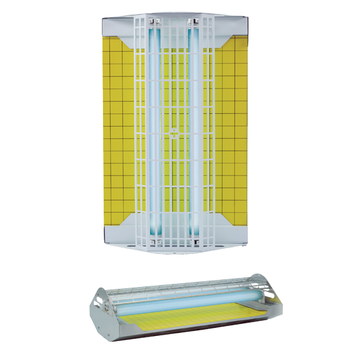 Pannello collante di ricambio per lampade Bleu Line FTP40, FTP80 e Halo 2ª generazione nero