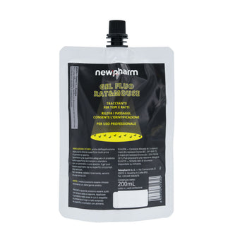Esca tracciante non tossica per topi e ratti Gel Fluo Rat&Mouse 200 ml