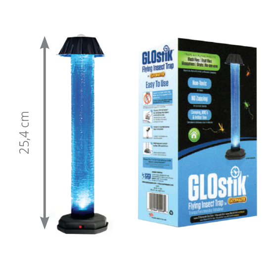 Pannelli collanti di ricambio per trappola a LED Bleu Line GLOstik confezione da 2 pezzi