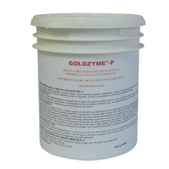 Miscela biologica liquida per il trattamento di rifiuti e odori Bleu Line Goldzyme 10 litri