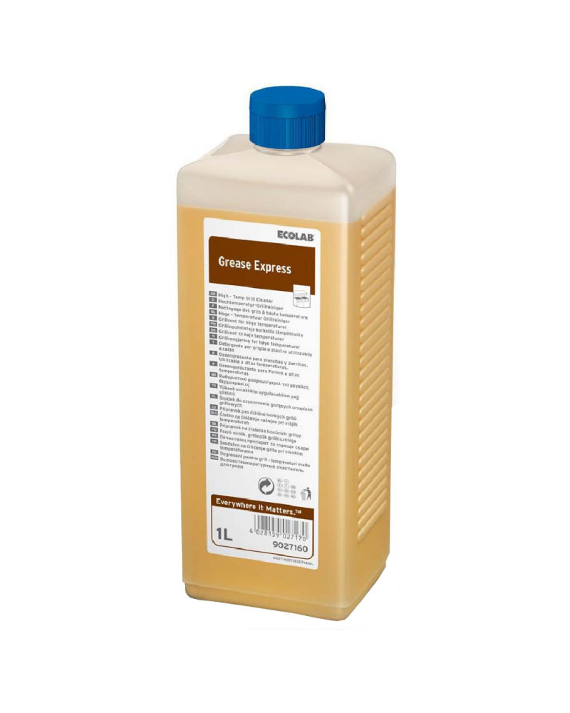 Sgrassante pronto all'uso per forni e piastre a caldo Ecolab Grease Express 1 litro